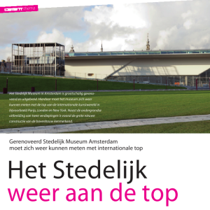 Het Stedelijk weer aan de top