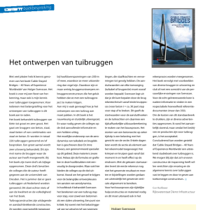 Het ontwerpen van tuibruggen