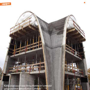 Hoogtepunt in schalenbouw