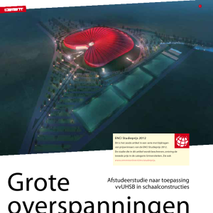 Grote overspanningen met gekromde elementen