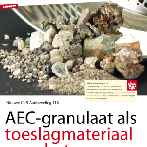 AEC-granulaat als toeslagmateriaal voor beton