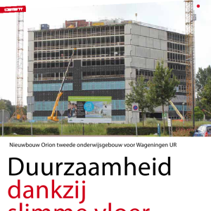 Duurzaamheid dankzij slimme vloer