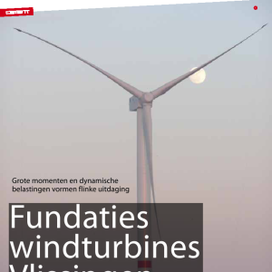 Fundaties windturbines Vlissingen