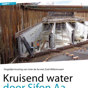 Kruisend water door Sifon Aa