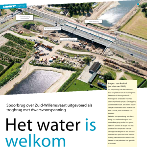 Het water is welkom