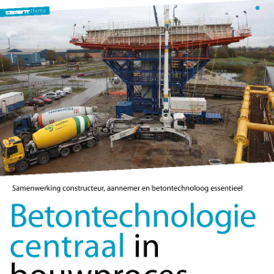 Betontechnologie centraal in bouwproces
