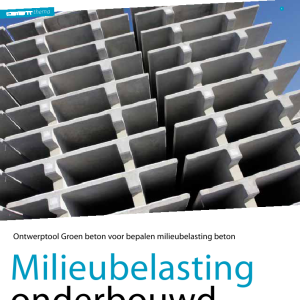 Milieubelasting onderbouwd