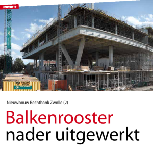 Balkenrooster nader uitgewerkt