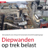 Diepwanden op trek belast