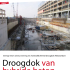 Droogdok van hybride beton