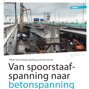 Van spoorstaafspanning naar betonspanning