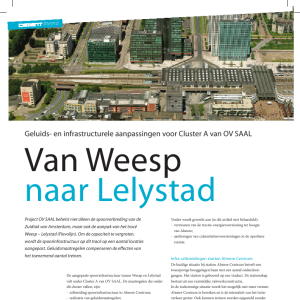 Van Weesp naar Lelystad