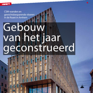 Gebouw van het jaar geconstrueerd