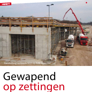 Gewapend op zettingen