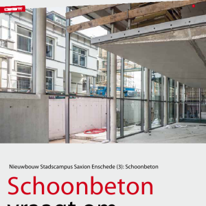 Schoonbeton vraagt om coördinatie