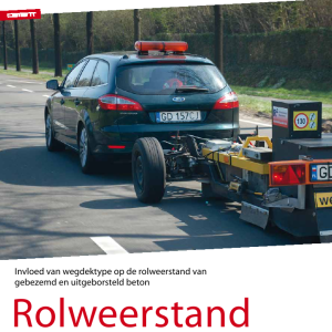 Rolweerstand betonwegen onderzocht