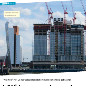 Vijf jaar registratie van deskundigheid