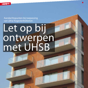 Let op bij ontwerpen met UHSB