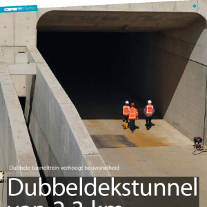 Dubbeldekstunnel van 2,3 km
