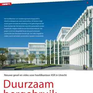 Duurzaam hergebruik betonconstructie