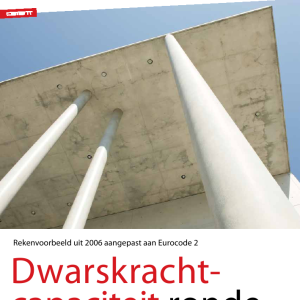 Dwarskrachtcapaciteit ronde kolommen