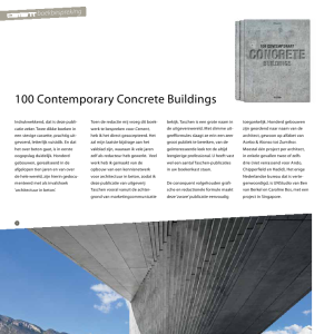 Boekbespreking 100 Contemporary Concrete Buildings