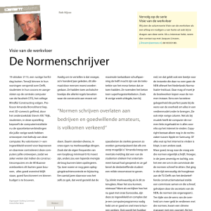 De Normenschrijver - Column Rob Nijsse
