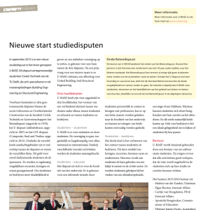 Nieuwe start studiedisputen