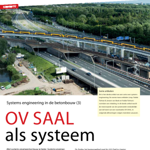 OV SAAL als systeem