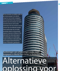 Alternatieve oplossing voor waterdichte kelderwanden