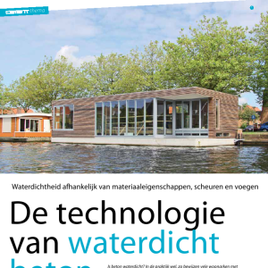 De technologie van waterdicht beton