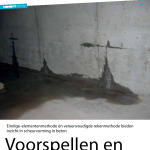 Voorspellen en beheersen scheurvorming