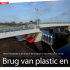 Brug van plastic en beton