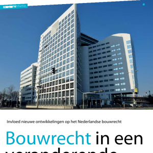 Bouwrecht in een veranderende wereld