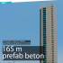 165 m prefab beton