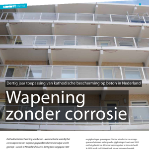 Wapening zonder corrosie