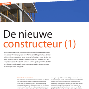 De nieuwe constructeur (1)