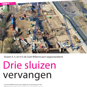 Drie sluizen vervangen