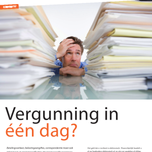 Vergunning in één dag?
