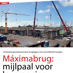 Máximabrug mijlpaal voor leverancier