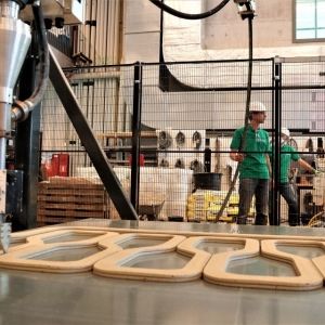 Wereldprimeur met geprinte brug