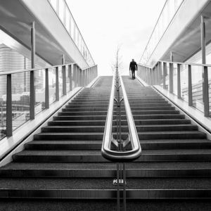 Versnelling voetgangersbrug