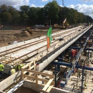Dekken in langsrichting ingeschoven