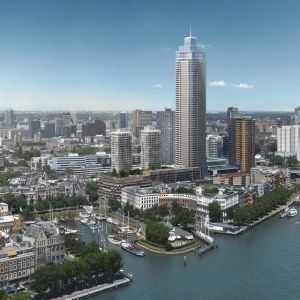 28-urige betonstort voor Zalmhaventoren