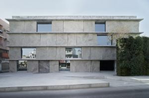 Bouwen met betonnen 'foto's'