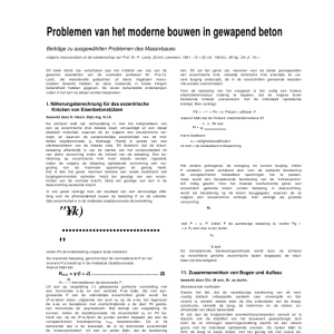 Problemen van het moderne bouwen in gewapend beton