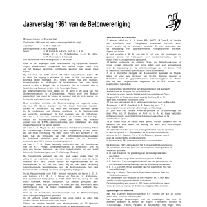 Jaarverslag  van de Betonvereniging