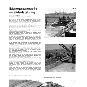 Betonwegenbouwmachine met glijdende bekisting