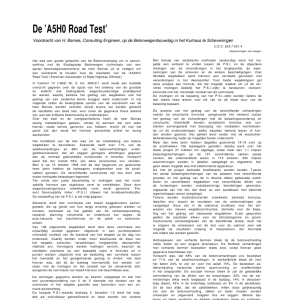 De 'AASHO Road Test'