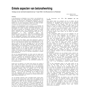 Enkele aspecten van betonafwerking